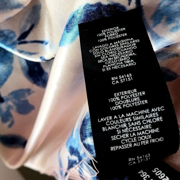 JESSICA HOWARD Easter Dress Pink Blue Floral Sleeveless Ruffled Wrap Size 18W - Picture 9 of 13